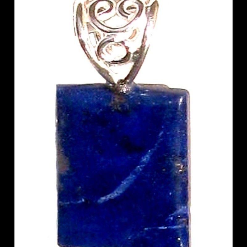 Bijoux Lapis-Lazuli - Pendentif indien - Bijoux fantaisie