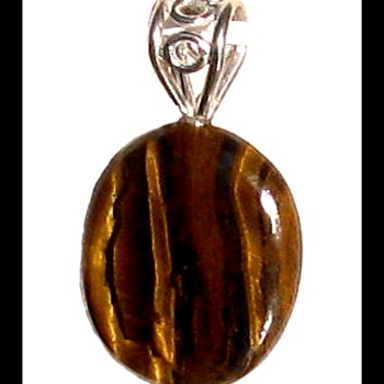 Bijoux Oeil de tigre - Pendentif indien - Bijoux fantaisie