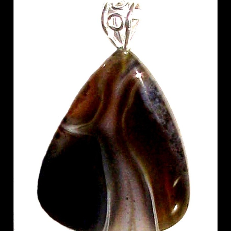 Bijoux en Agate - Pendentif indien - Bijoux fantaisie