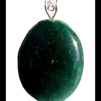 Bijoux en Agate Mousse - Pendentif indien - Bijoux fantaisie