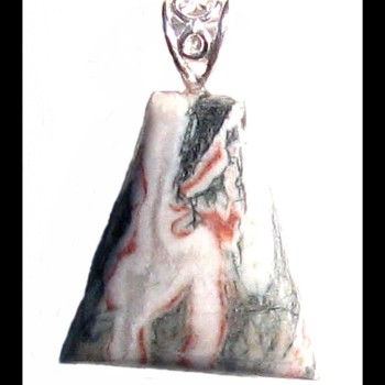 Bijoux en Agate Marbre - Pendentif indien - Bijoux fantaisie