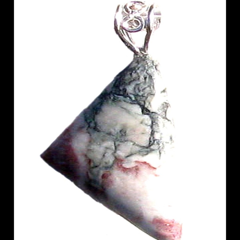 Bijoux en Agate Marbre - Pendentif indien - Bijoux fantaisie