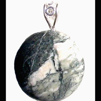 Bijoux en Agate Marbre - Pendentif indien - Bijoux fantaisie