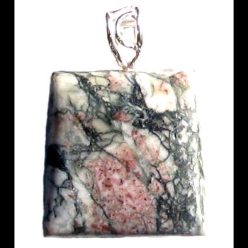 Bijoux en Agate Marbre - Pendentif indien - Bijoux fantaisie