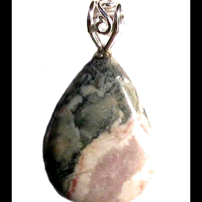 Bijoux en Agate Marbre - Pendentif indien - Bijoux fantaisie