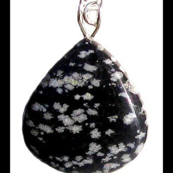 Bijoux en Jaspe noir - Pendentif indien - Bijoux fantaisie