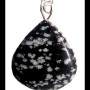 Bijoux en Jaspe noir - Pendentif indien - Bijoux fantaisie