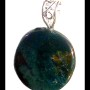 Bijoux en Jaspe Vert - Pendentif indien - Bijoux fantaisie
