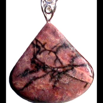 Bijoux en Jaspe Paysage - Pendentif indien - Bijoux fantaisie