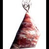 Bijoux en Agate Marbre - Pendentif indien - Bijoux fantaisie