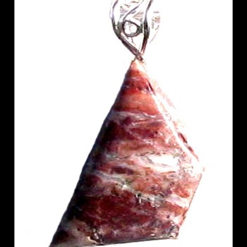 Bijoux en Agate Marbre - Pendentif indien - Bijoux fantaisie