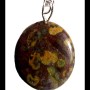 Bijoux en Jaspe Paysage - Pendentif indien - Bijoux fantaisie
