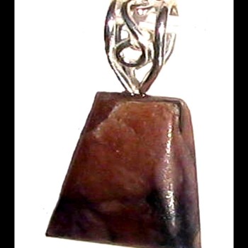 Bijoux en Jaspe Paysage - Pendentif indien - Bijoux fantaisie