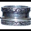 Bague indienne en métal pour homme et femme