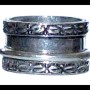 Bague indienne en métal pour homme et femme