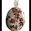 Bijoux en Jaspe Paysage - Pendentif indien - Bijoux fantaisie