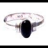 Bijoux indiens - Bague Onyx - Bague indienne en argent