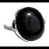 Bijoux indiens - Bague Onyx - Bague indienne en argent