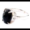 Bijoux indiens - Bague Onyx - Bague indienne en argent
