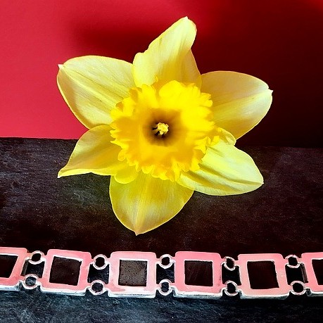 Bijoux indiens - Bracelet Onyx - Bracelet indien en argent