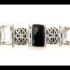 Bijoux indiens - Bracelet Onyx - Bracelet indien en argent