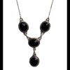 Bijoux indiens - Collier Onyx - Collier indien en argent