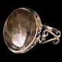 Bague argent Quartz Rutile - Bague indienne - Bijoux indiens
