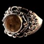 Bague argent Quartz Rutile - Bague indienne - Bijoux indiens