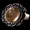 Bague argent Quartz Rutile - Bague indienne - Bijoux indiens