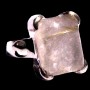 Bague argent Quartz Rutile - Bague indienne - Bijoux indiens