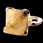 Bague argent Quartz Rutile - Bague indienne - Bijoux indiens
