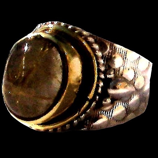 Bague argent Quartz Rutile - Bague indienne - Bijoux indiens