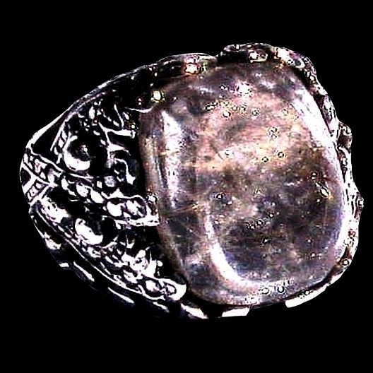 Bague argent Quartz Rutile - Bague indienne - Bijoux indiens