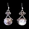 Bijoux indiens - Boucles d'Oreilles indiennes Quartz Rutile