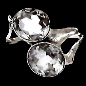 Quartz - Bijoux indiens - Bague indienne en argent