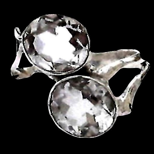 Quartz - Bijoux indiens - Bague indienne en argent