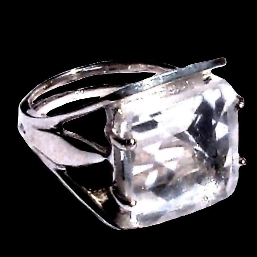 Quartz - Bijoux indiens - Bague indienne en argent