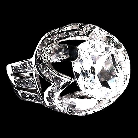 Bijoux indiens - Création Bague Quartz Blanc