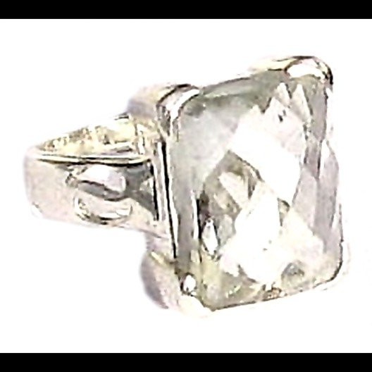 Quartz - Bijoux indiens - Bague indienne en argent