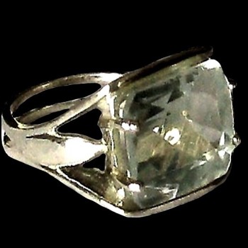 Quartz Aventurine - Bijoux indiens - Bague indienne en argent