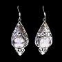 Quartz - Boucles d'Oreilles argent - Bijoux Inde