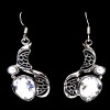 Quartz - Boucles d'Oreilles argent - Bijoux Inde