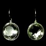 Quartz Vert - Boucles d'Oreilles indiennes - Bijoux Inde