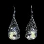 Quartz - Boucles d'Oreilles argent - Bijoux Inde