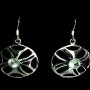 Quartz Vert - Boucles d'Oreilles indiennes - Bijoux Inde