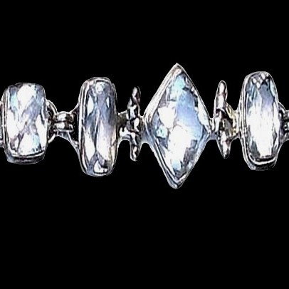 Bijoux indiens - Bracelet Quartz - Bracelet indien en argent