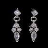 Quartz - Boucles d'Oreilles argent - Bijoux Inde