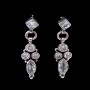 Quartz - Boucles d'Oreilles argent - Bijoux Inde