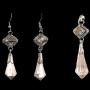 Quartz - Bijoux indiens - Parure indienne en argent