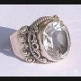 Quartz - Bijoux indiens - Bague indienne en argent